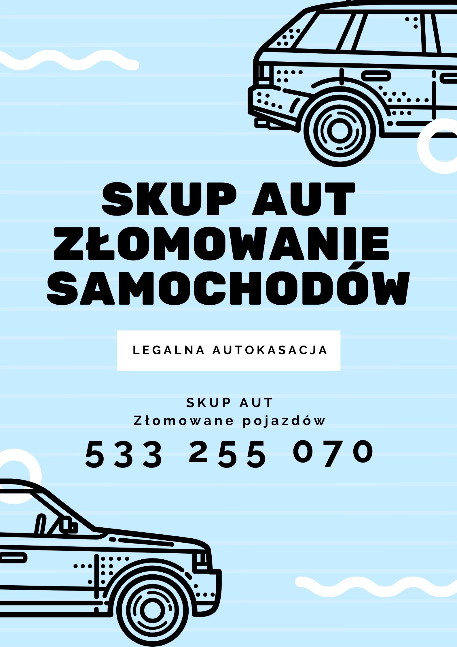 SKUP SAMOCHODÓW. ZŁOMOWANIE POJAZDÓW< AUTOKASACJA