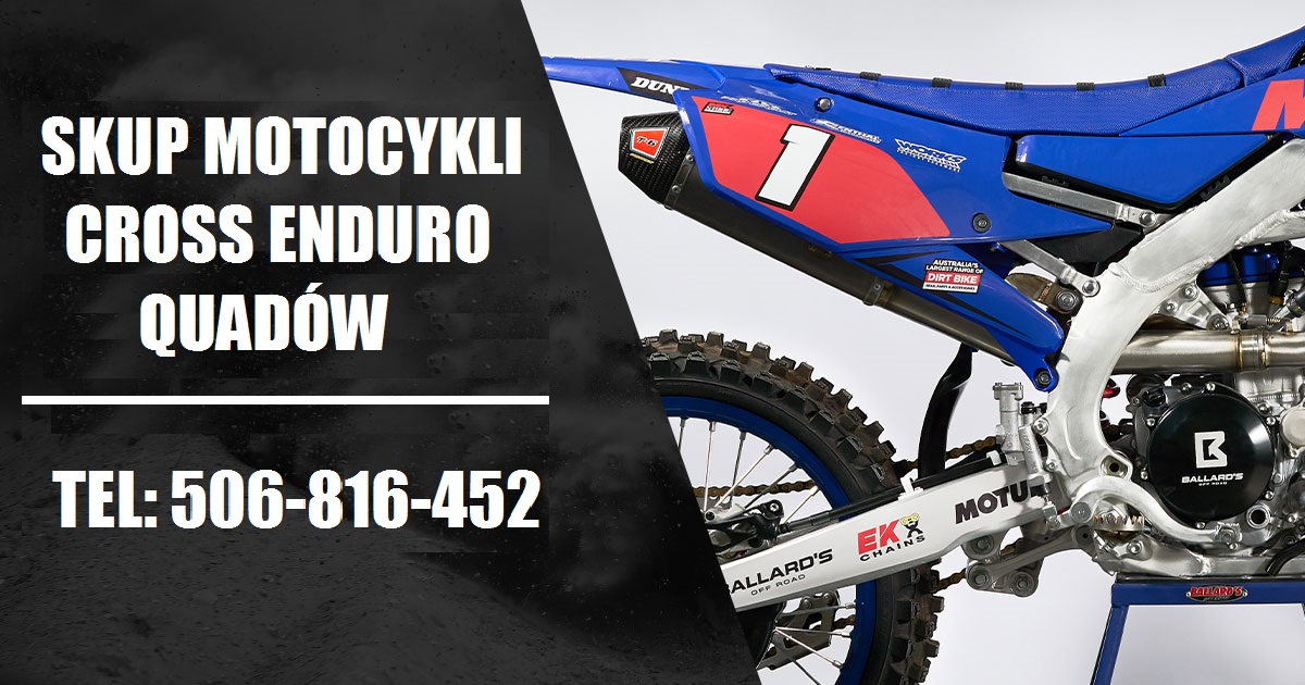 Skup motocykli cross crossy enduro quadów quad