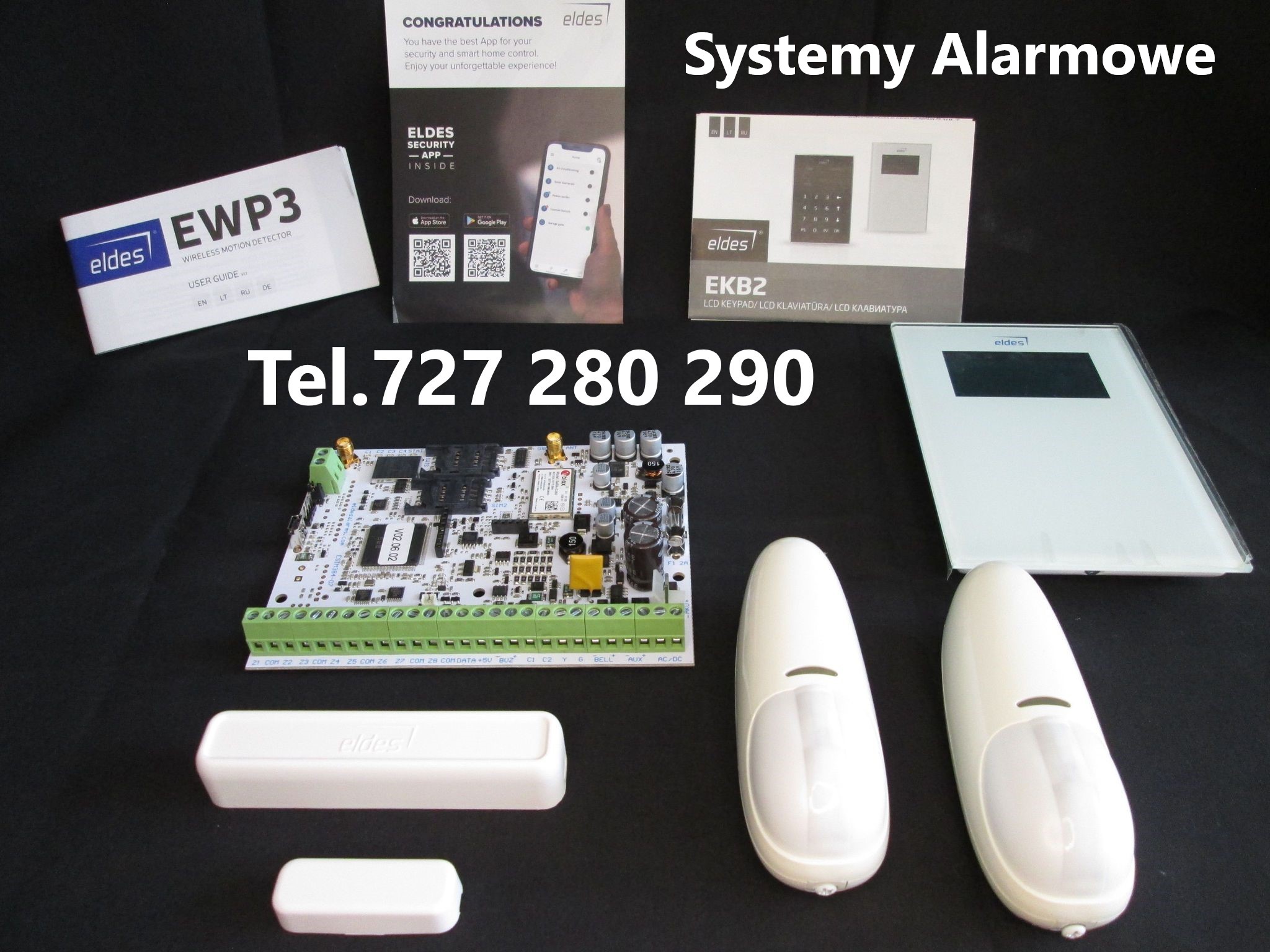 System alarmowy, alarm, alarm bezprzewodowy, systemy alarmowe, eldes, alarm hybrydowy.