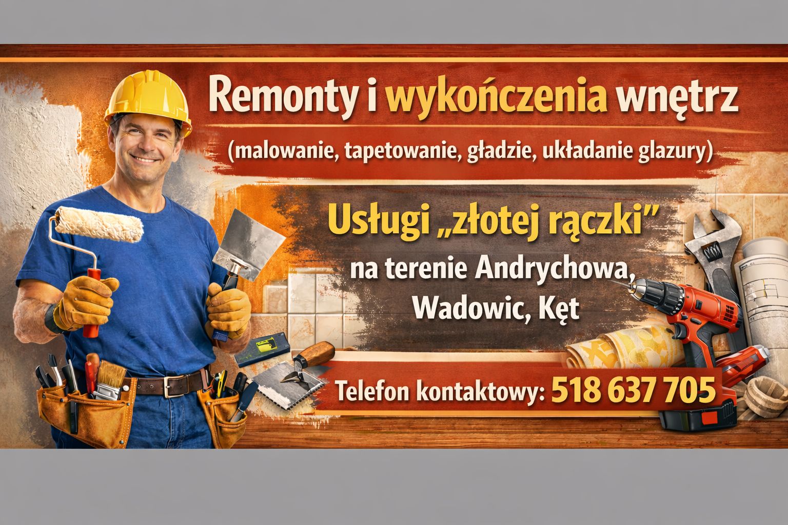 Złota rączka: andrychów, wadowice, kęty