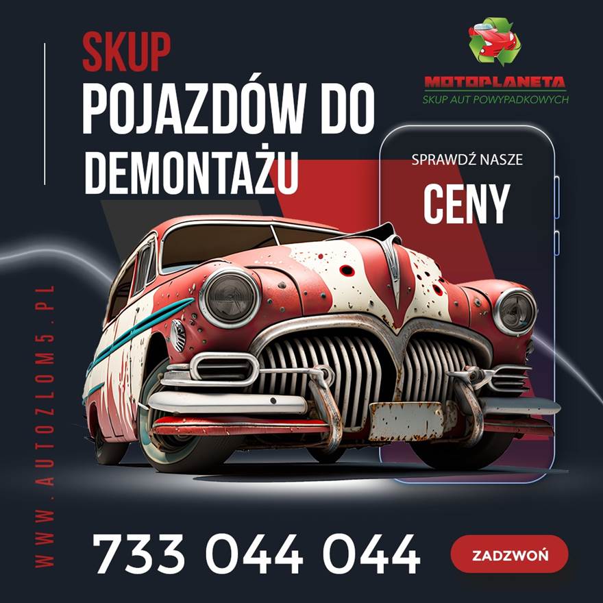 Auto złom - Legalna kasacja aut Małopolska i Śląskie