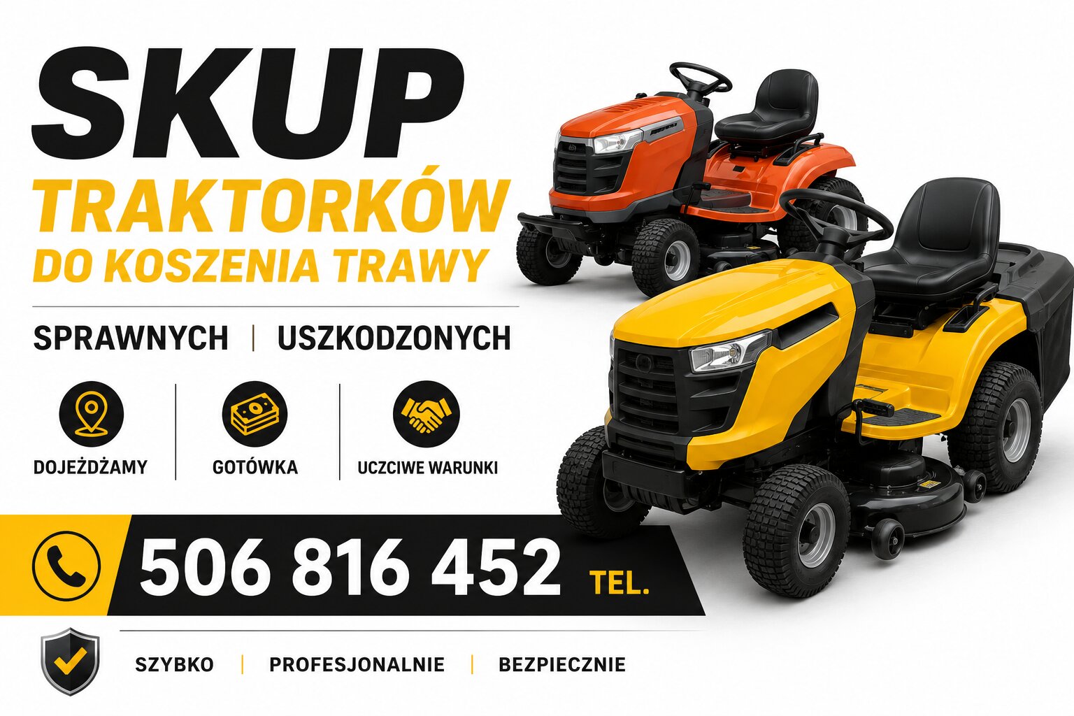 Skup traktorków do koszenia trawy traktorki traktorek kosiarka