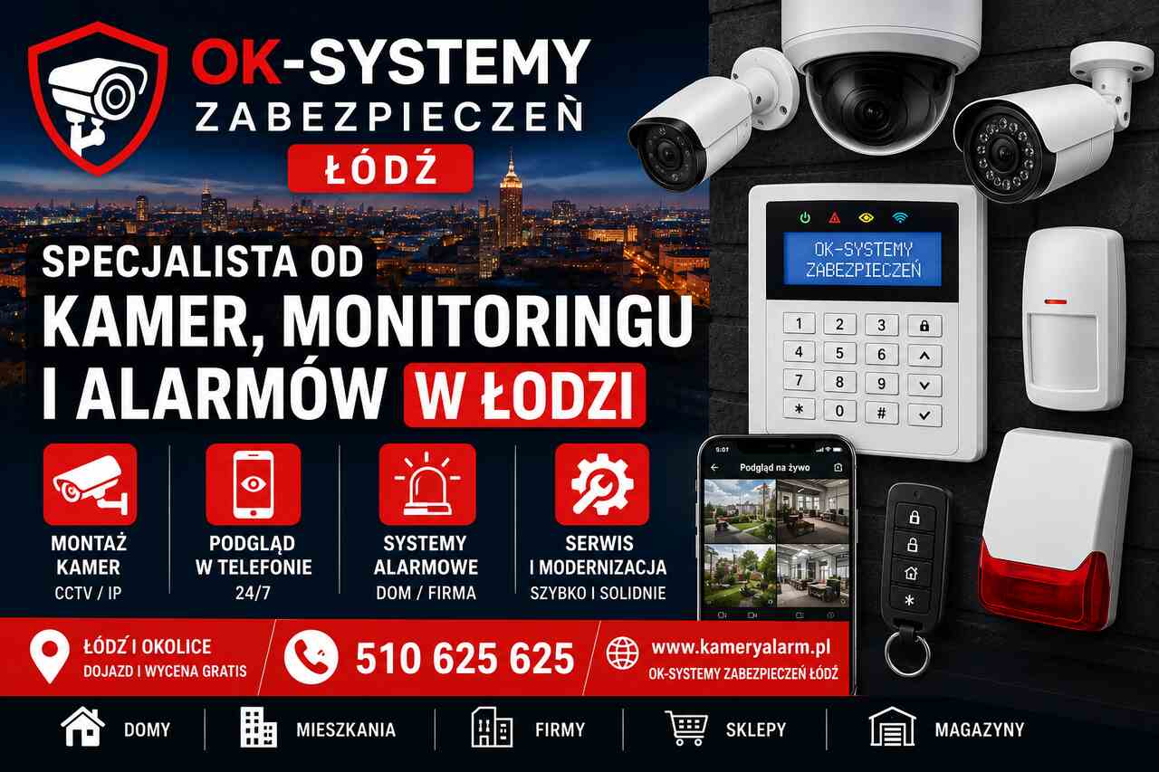 Ok-systemy zabezpieczeń = specjalista od kamer, monitoringu i alarmów. www.kam...
