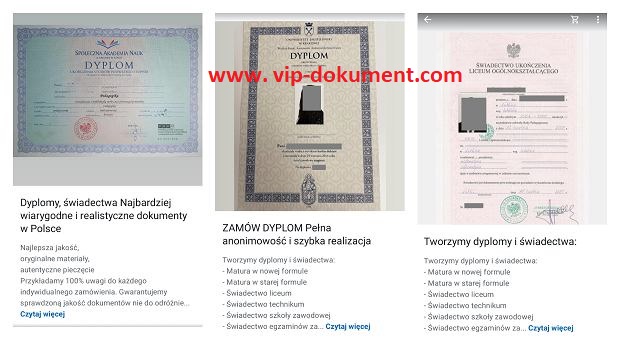 Kup maturę, średnie, dyplom magistra, licencjat