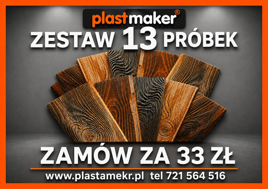 Producent belek rustykalnych i imitacji drewna - Plastmaker