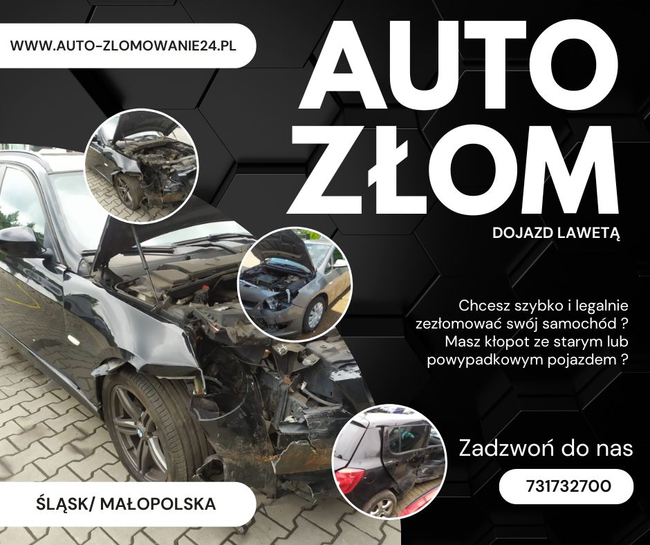 Auto złom - złomowanie aut śląsk /małopolska