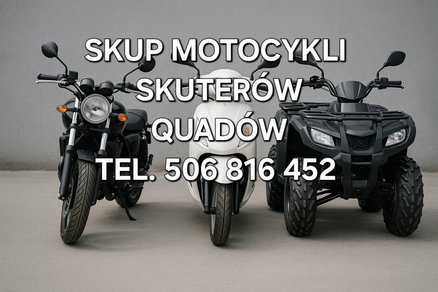 Skup motocykli motorowerów skuterów quadów atv