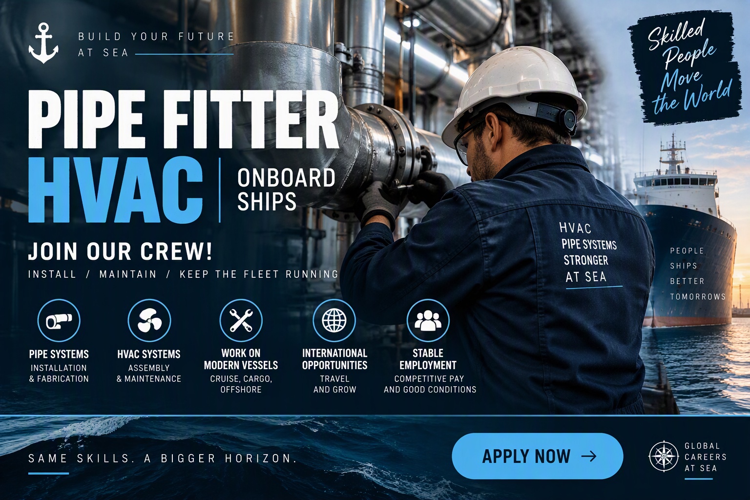 Monter hvac okrętowy – niemcy