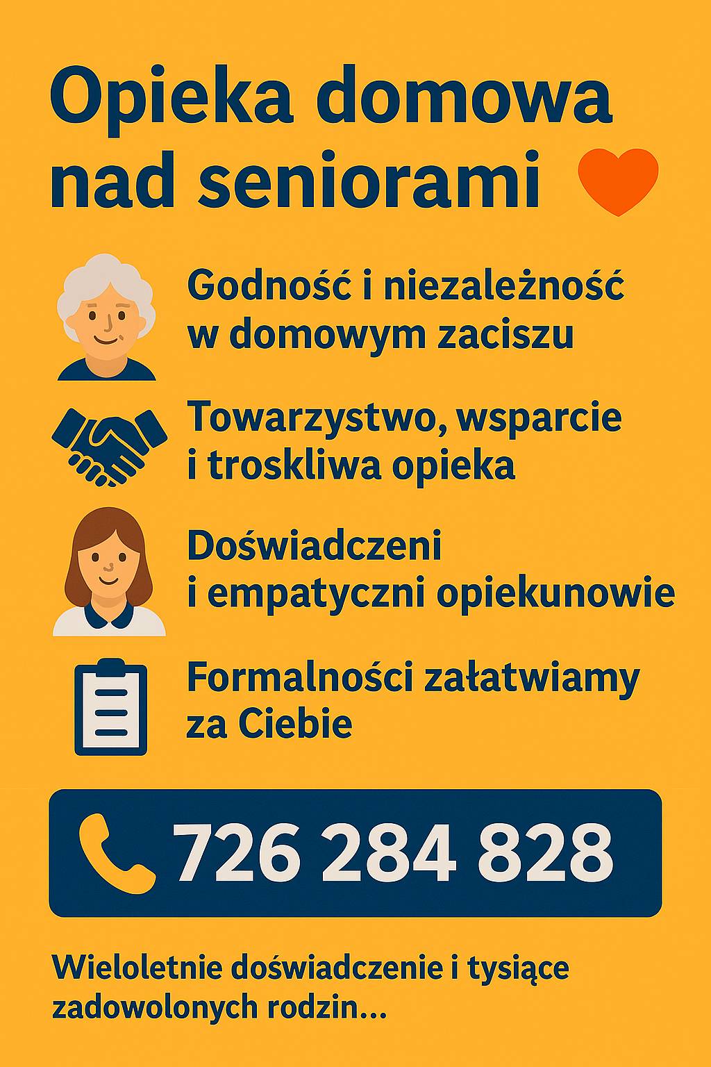 Opieka domowa nad seniorami andrychów całodobowo