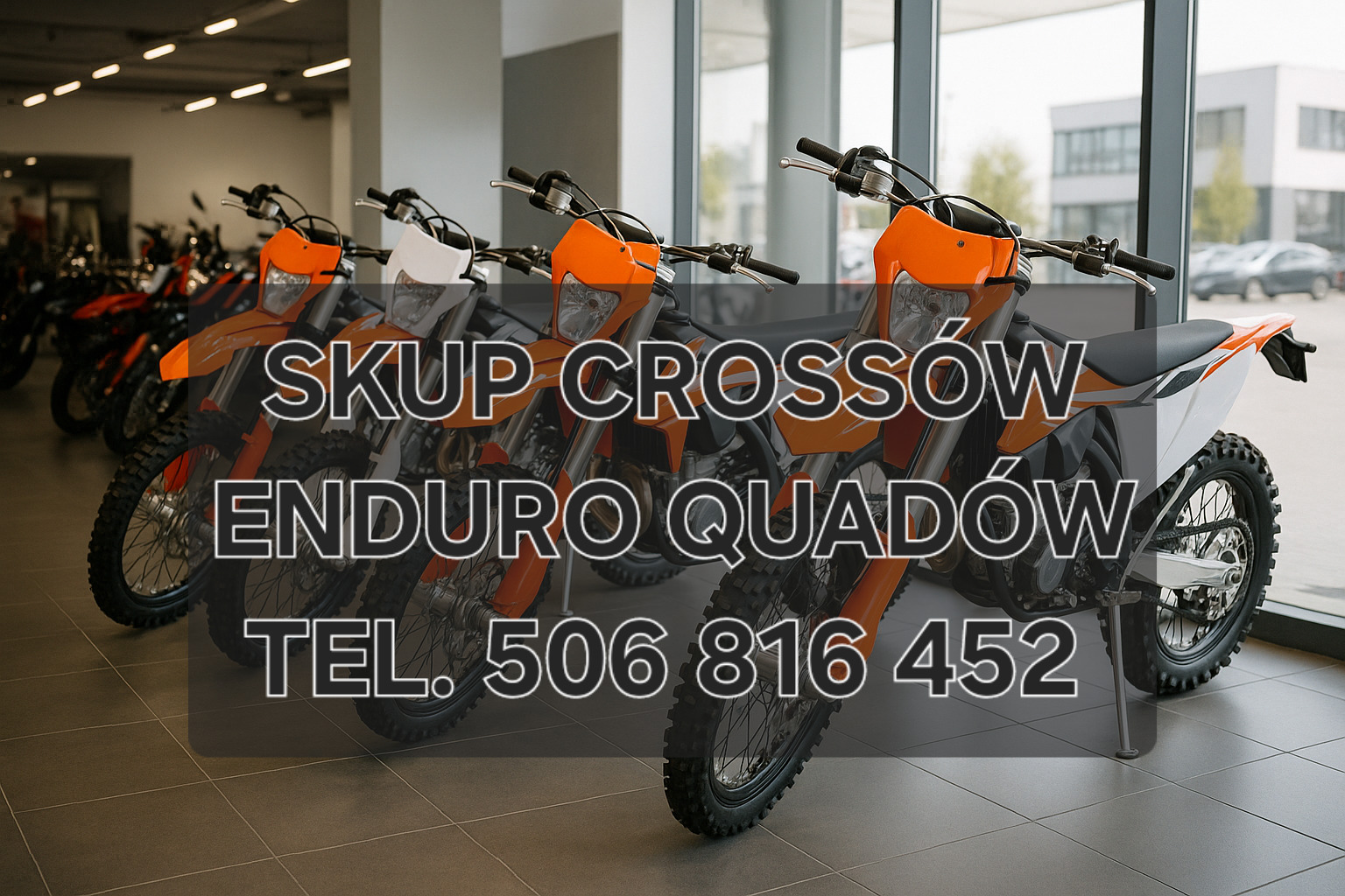 Skup: motocykle cross crossy enduro !sprawne i uszkodzone!