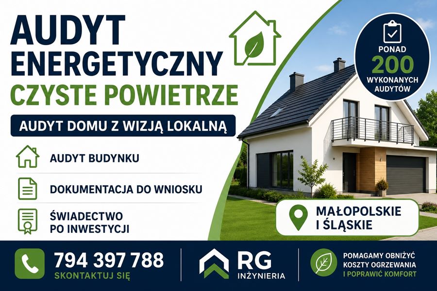 Audyt energetyczny do programu czyste powietrze