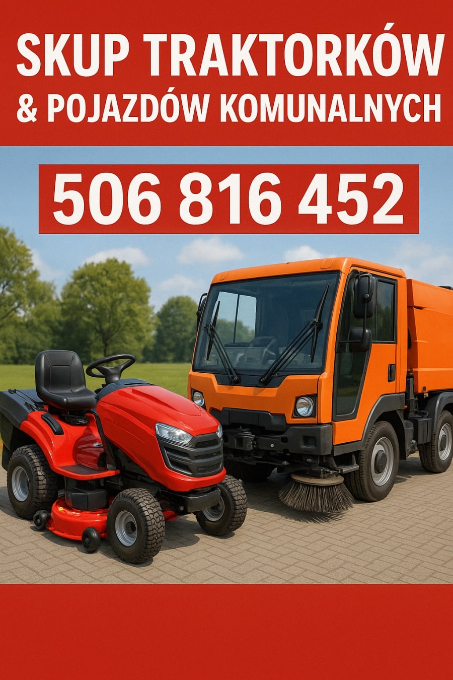 Skup traktorków do koszenia trawy traktorki traktorek kosiarka