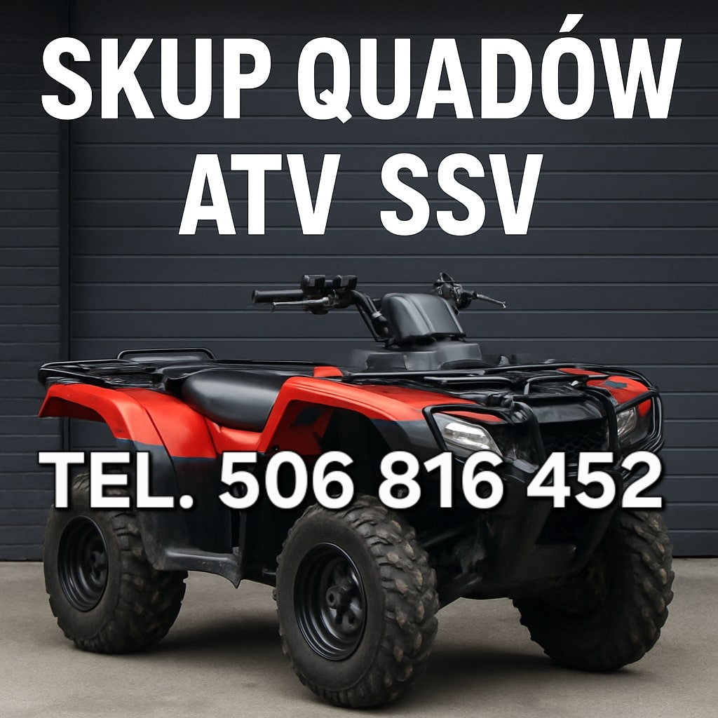Skup quadów quad quady atv buggy ssv kartingów