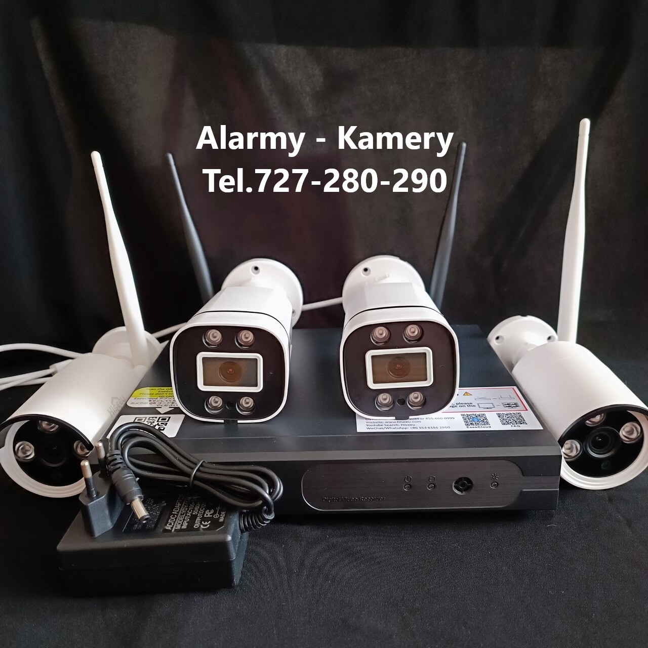 Monitoring Bezprzewodowy Zewnętrzny – 2 Kamery 5 Mpx