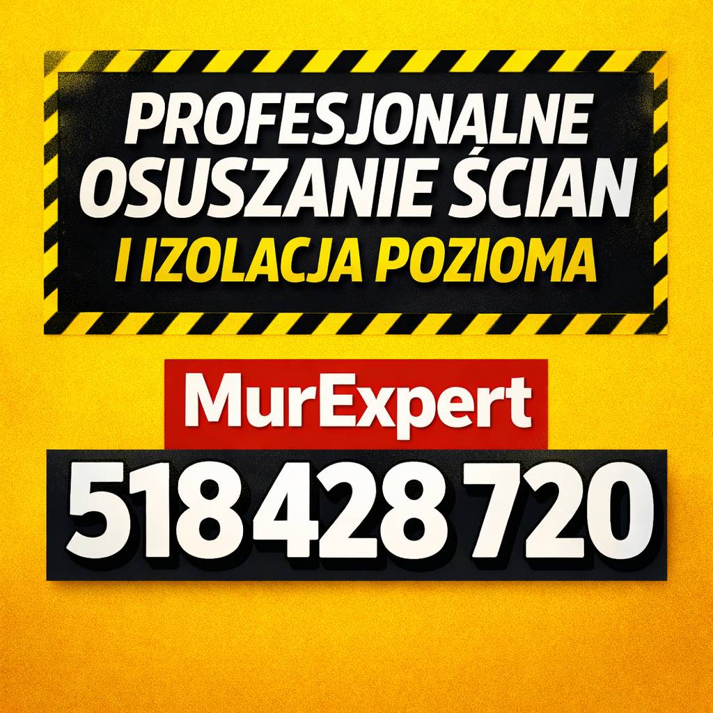 Profesjonalne osuszanie ścian i izolacja pozioma | murexpert śląsk/ małopols...