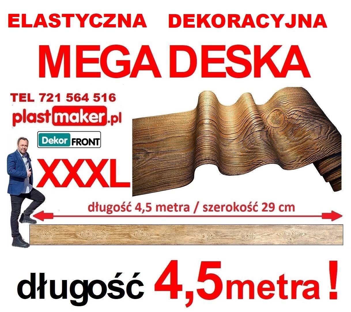 belki rustykalne sufitowe maskownice NA WYMIAR drewna fake wood elastyczna deska