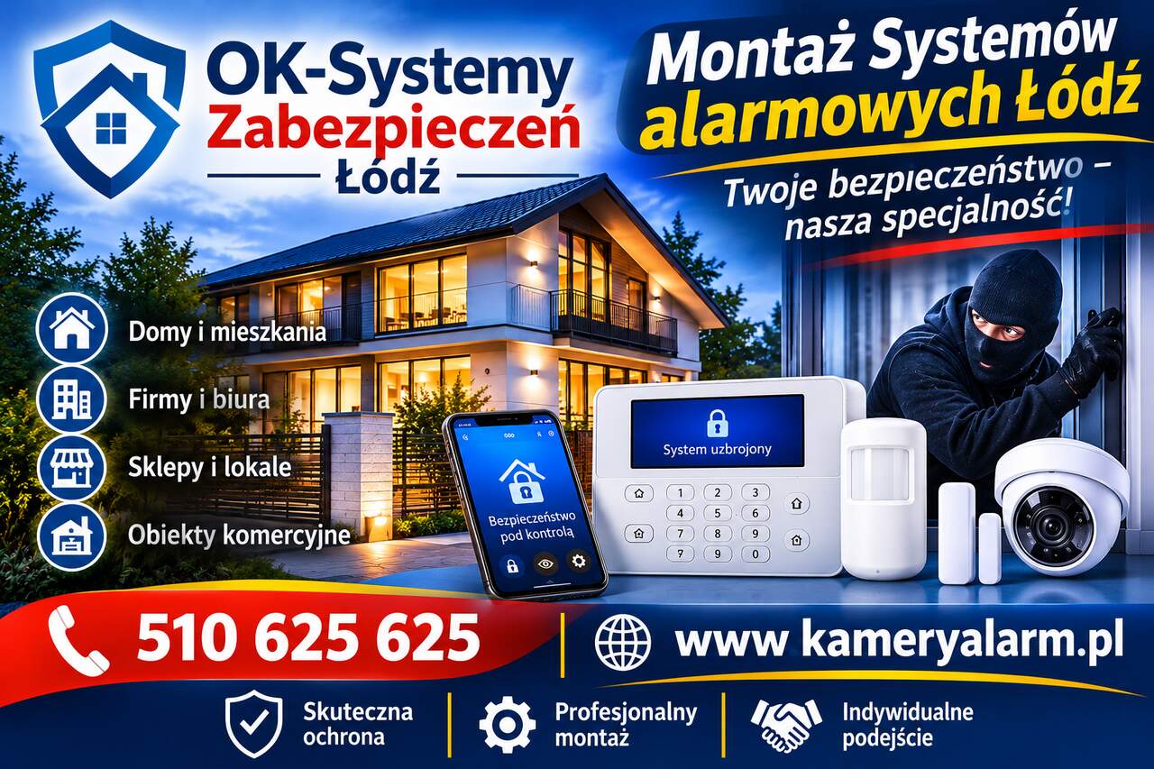 Montaż systemów alarmowych – ok-systemy zabezpieczeń | skuteczna ochrona tw...