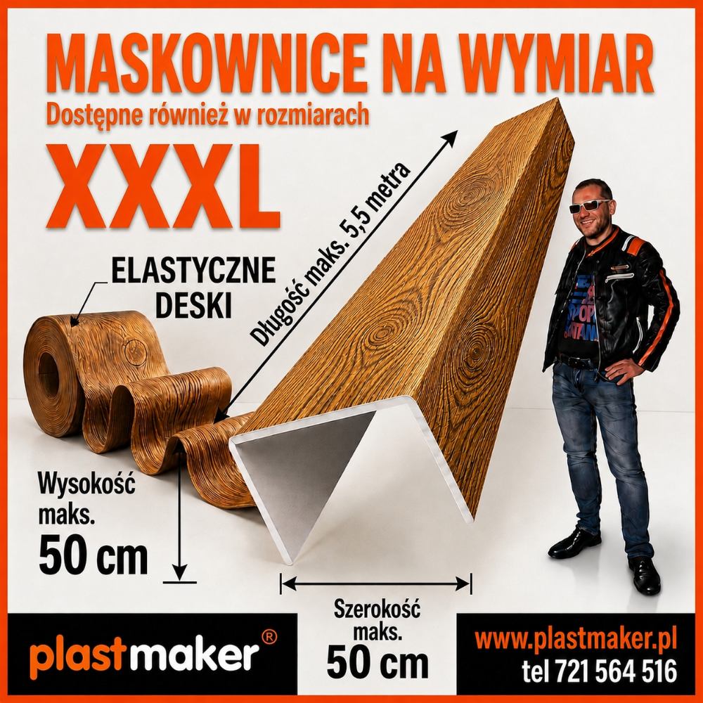 Belki drewnopodobne plastmaker - dekoracja z charakterem