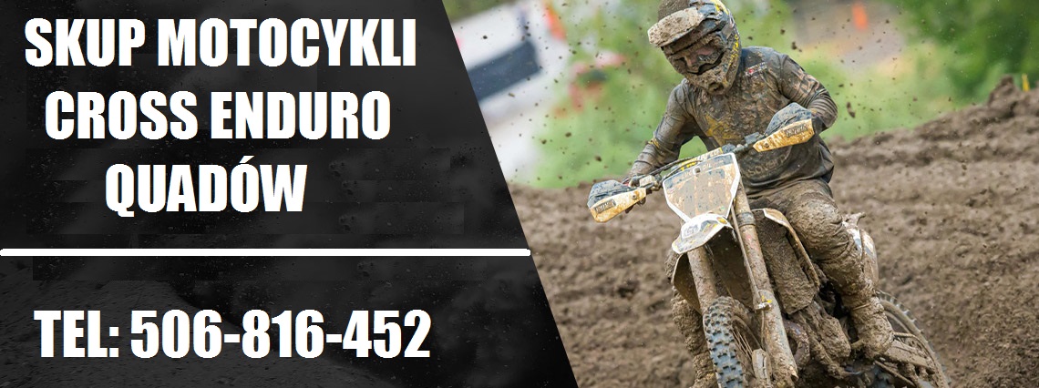 Skup motocykli cross crossy crossów enduro quadów quad quady atv