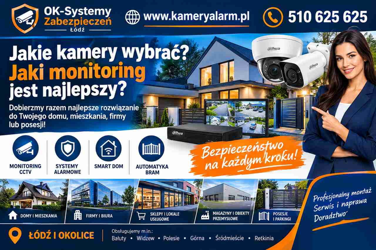 Jakie kamery wybrać? jaki monitoring jest najlepszy? www.kameryalarm.pl ok-syst...