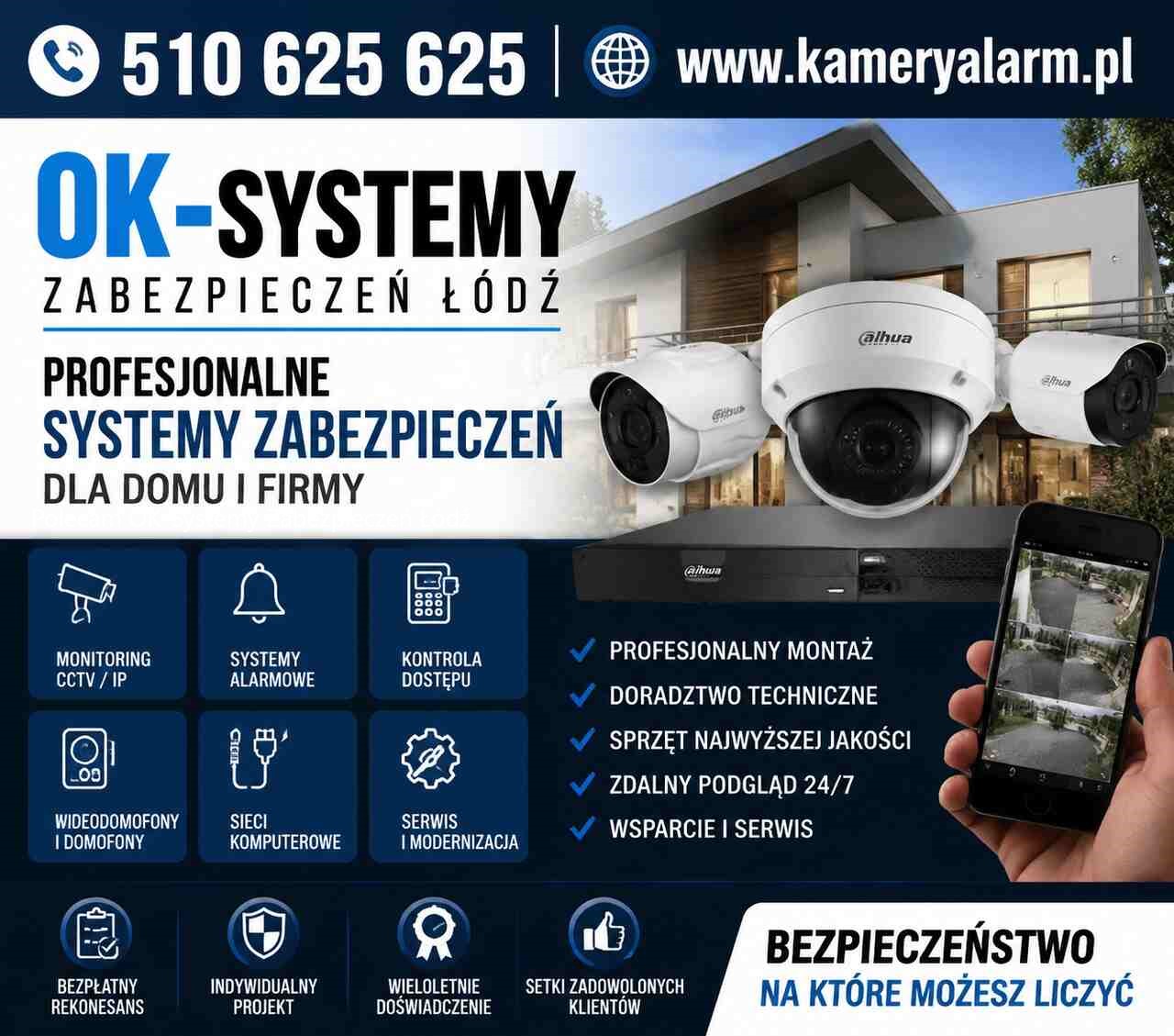 Ok-systemy zabezpieczeń – monitoring, kamery ip, alarmy i kompleksowe systemy...