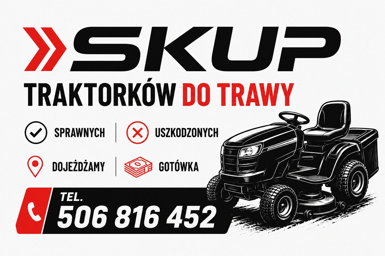 Skup traktorków do koszenia trawy traktorki traktorek kosiarka