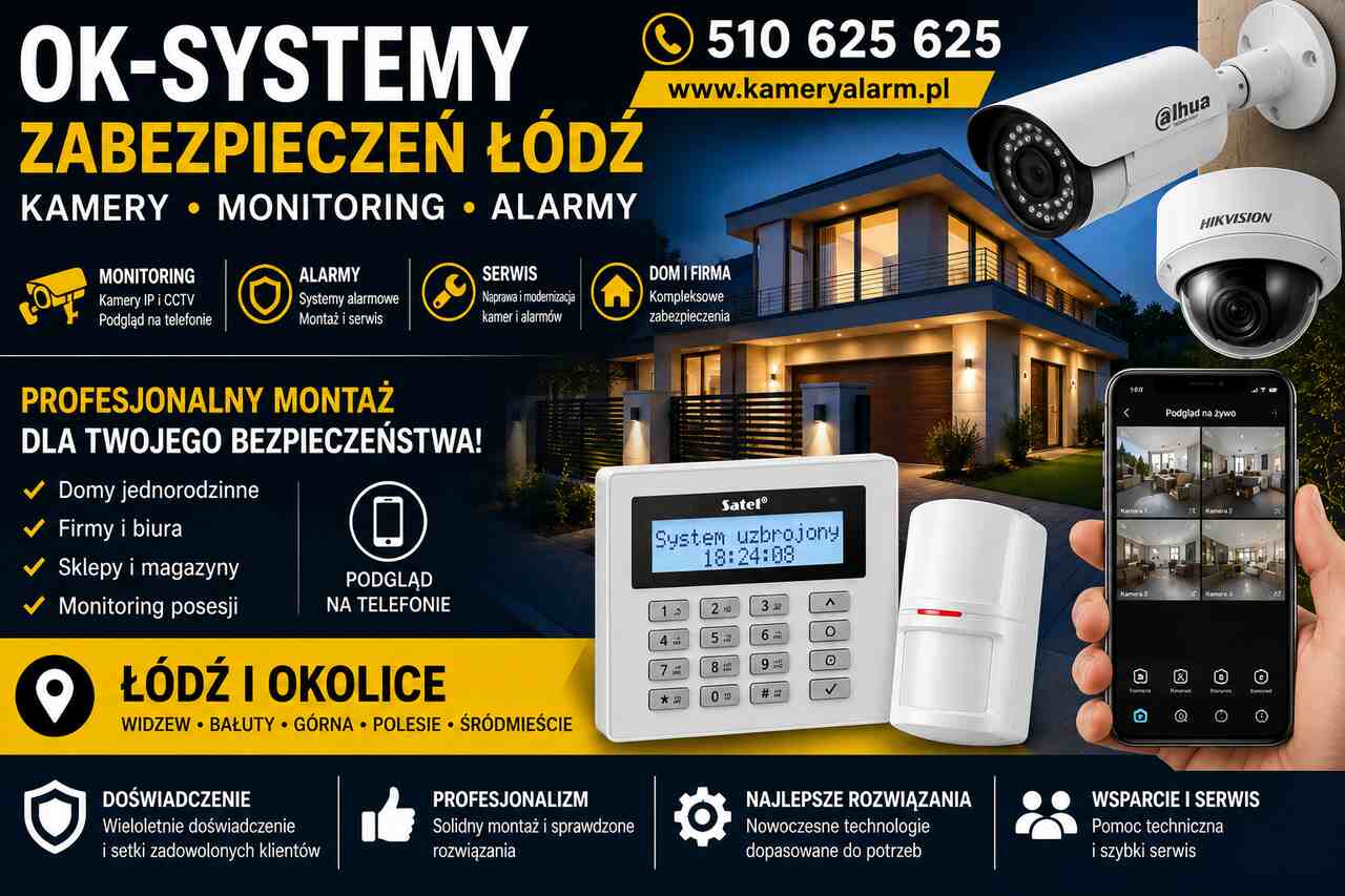 Ok-systemy zabezpieczeń – montaż kamer, monitoring i alarmy | www.kameryalar...
