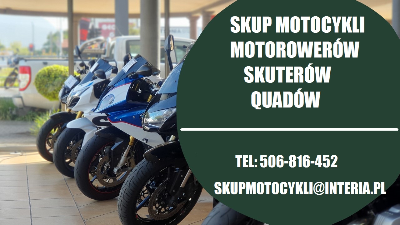 Skup motocykli motorowerów skuterów quadów atv