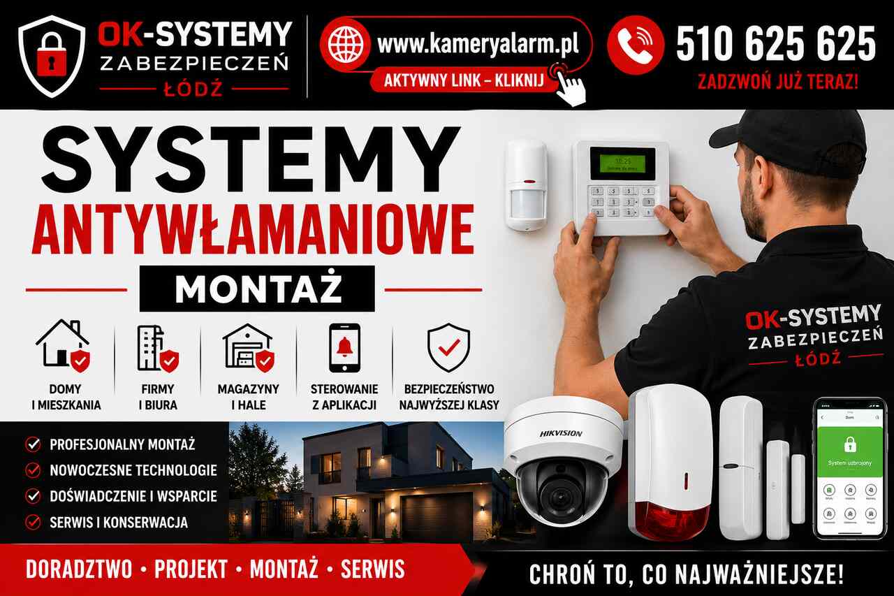 Systemy antywłamaniowe montaż – alarmy do domów i firm | ok-systemy zabezpi...
