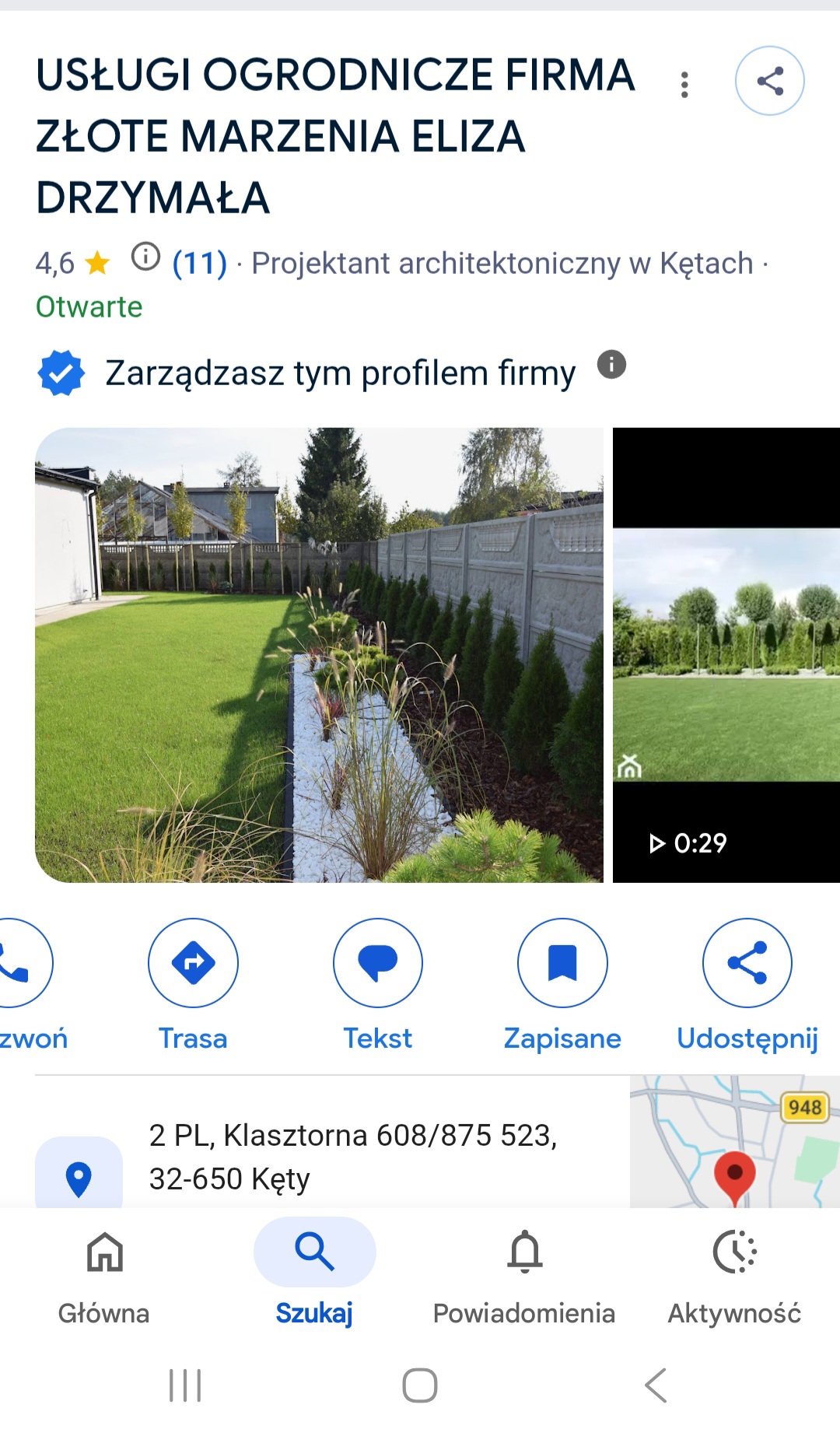 Usługi ogrodniczy firma Złote Marzenia